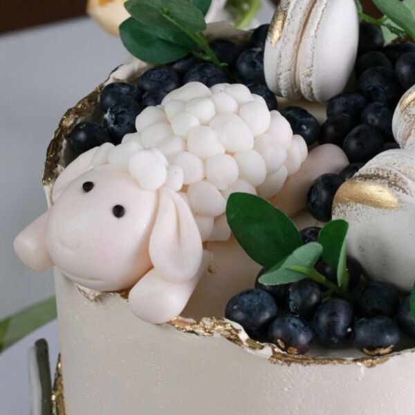 Croft cake with Sheep design
